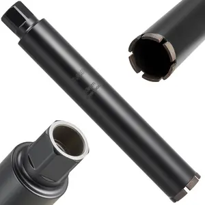 VEVOR Core Drill Bit, 6 Pieces, 1/2/3/4/5/6 inch Diameter, 14 inch Drilling Depth, 1 - 1/4 in - 7 Internal Thread, High - Precision Welding, Wet Diamond Core Bit for Reinforced Concrete, Bricks, and Masonry