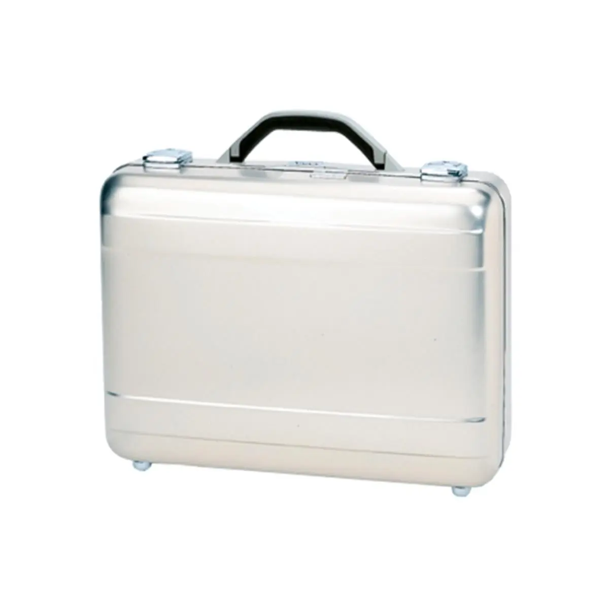 212 MAIN Men's Molded Aluminum Attache Case - Silver, Lockable