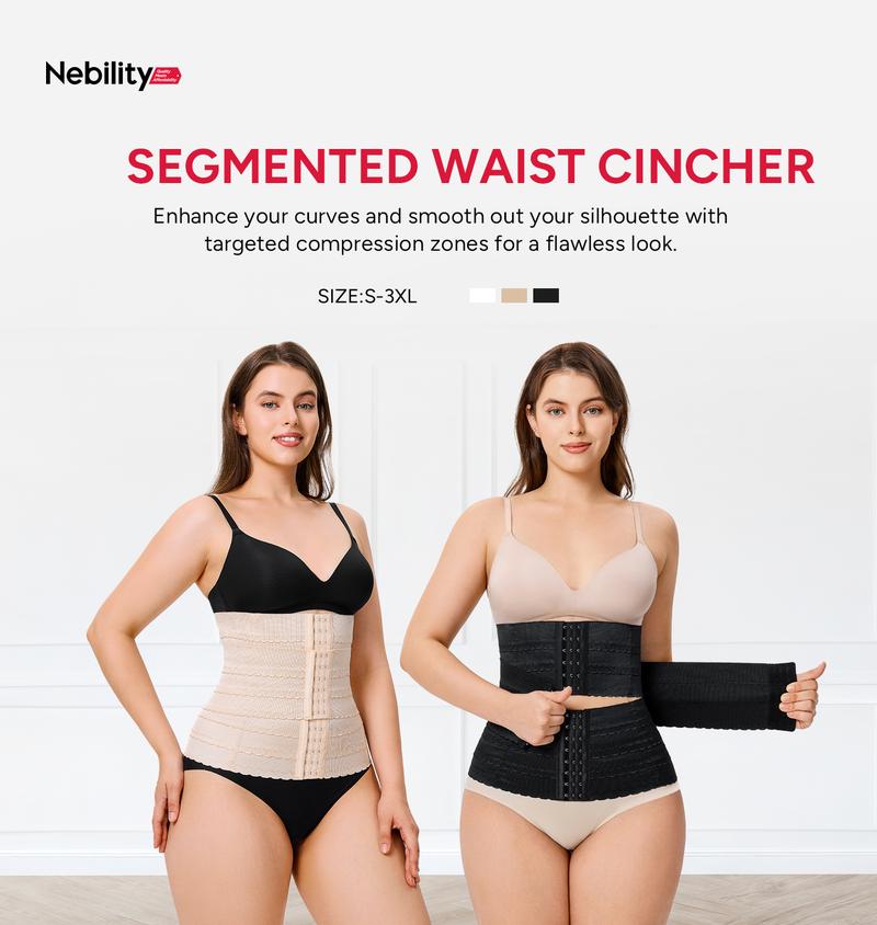 Nebility Women's Waist Cincher Belt - Adjustable Tummy Control Body Shaper, High Elasticity Abdominal Binder, Comfortable Basic  Womenswear TikTokShopBlackFriday  Compression Minimalist
