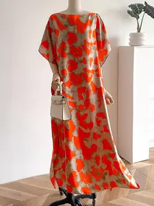 Women's Random Print Long Scarf, Modern Fashionable Soft Comfortable Shawl for Daily Wear, Casual Versatile Scarf for Women & Girls