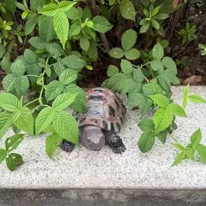 Resin Turtle Statue Decorative Figurine for Outdoor Garden Patio Decoration, Durable Resin Material Perfect for Yard Art & Home Ornament