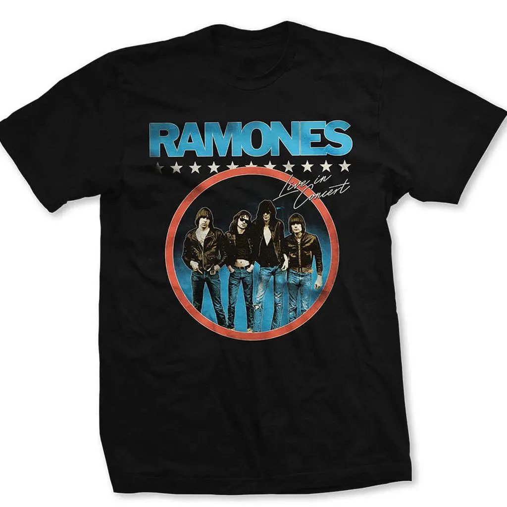 Ramones Vintage Punk Rock Graphic Tee Blitzkrieg Bop Hey Ho Lets Go Joey Ramone CBGB Bootleg Streetwear Fan Gift HY5983