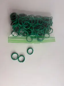 Roosters GALLOS Poultry Leg Spirals Bands Green Color 100 Qty Per Pack Spiral Sizes 4 6 9 12 No Numbers