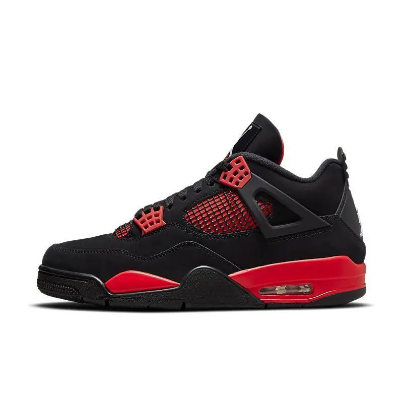 Air Jordan 4 Retro 'Red Thunder' - Men's Iconic Basketball Sneakers