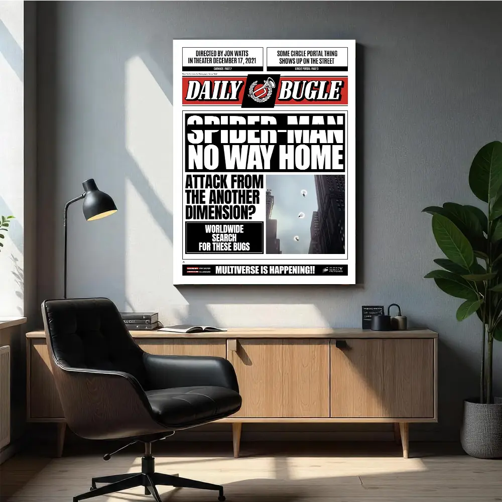 S-M Movie Newspaper Poster Canvas Print Poster, Movie Poster, Newspaper Art Decor, Wall Decor For Bedroom Game Room Dorm, S-M Fans Lover Collection