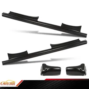 Slip-on Rocker Cab Corner 4 Door Ext Cab Fits 2014-2018 Chevy Gmc Pickup