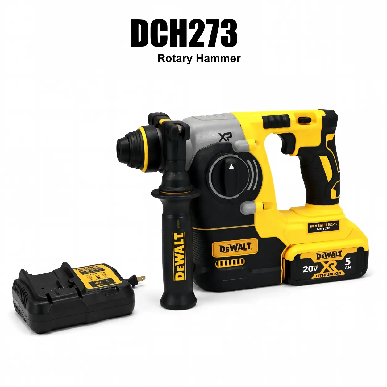 DEWALT DCH273 Rotary Hammer | 26mm Max Drilling Capacity | 0-950 RPM & 0-3600 BPM | Reliable for Concrete Anchoring & Construction caulk remover glass glue nm torque