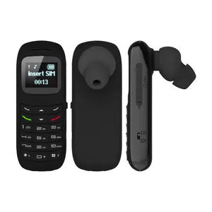 Mini Bluetooth mobile phone with single SIM card, long standby time, 2G button-operated, ear-type feature phone