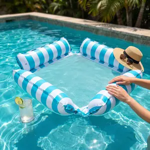 Pool Floats , Inflatable Pool Hammocks, Portable Pool Float, Adult Lounge Chair Pool Float, Pool Float Raft for Summer Relaxing & Travel, Pool Accessories for Backyard Party, Above Ground Pool Accessories for Lake & Beach Vacation，mothers day gifts tiktok