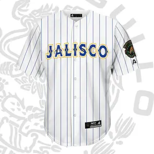 (WHITE) Jalisco Baseball Jersey, Jalisco Jersey, Mexico Jersey for Men Women Youth And Kids, Mexico Baseball Shirt, Hiphop Jersey, All-Over Print Baseball Jersey