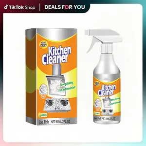 Rich Foam Kitchen Degreaser - No-Drip Heavy-Duty Cleaner Spray for Range Hood & Stovetop, Clinging Foam Melts Stubborn Grease, No Scrub