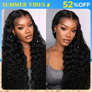 Arabella Hair Water Wave 3-Go 13x6 HD Lace Glueless Human Hair Full Lace Front Wig Ear to Ear Pre-everything Beginner Friendly Skin Melting Lace summervibes