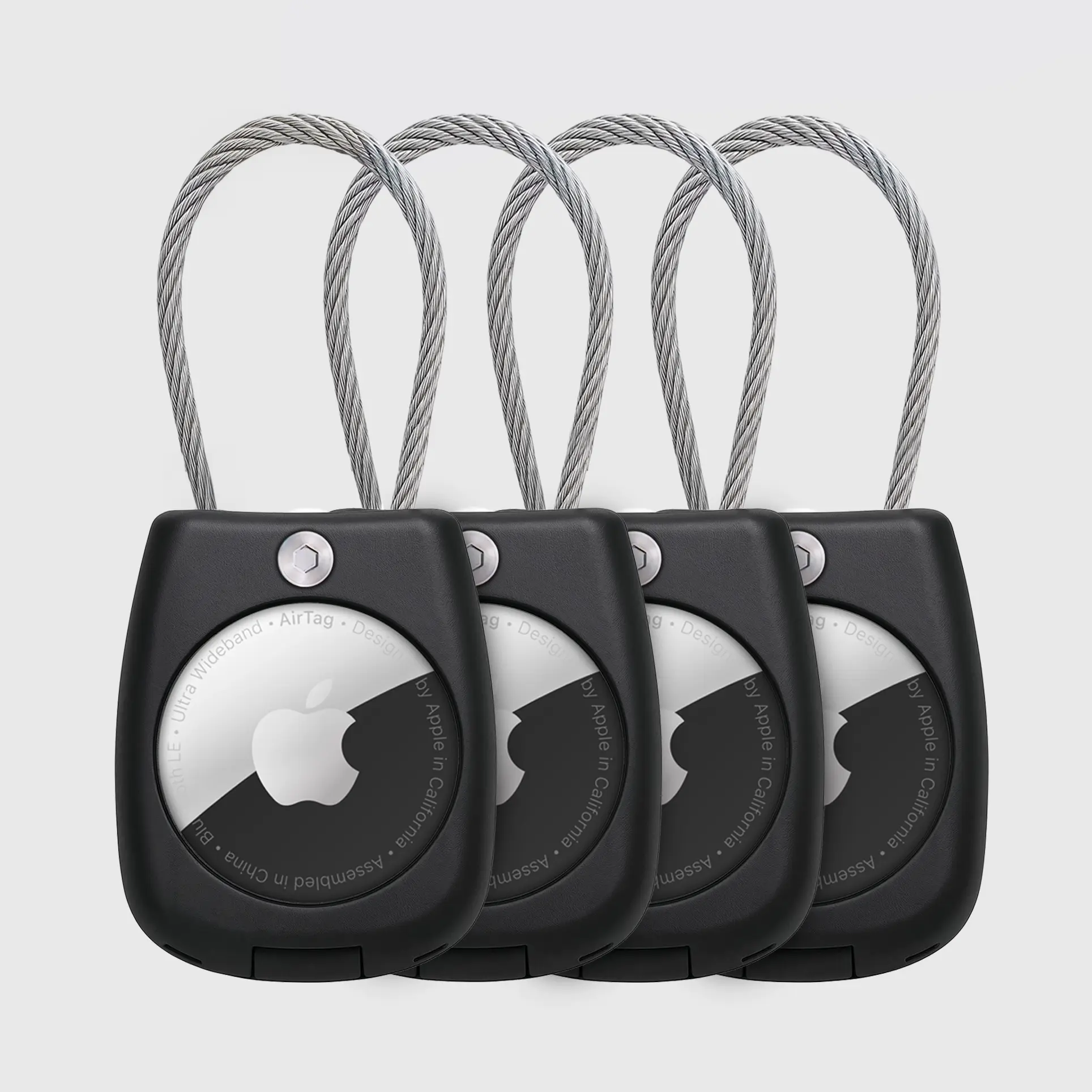 Secure Apple AirTag Holder – (4 Pack) Secure Apple AirTag Holder – (4 Pack)