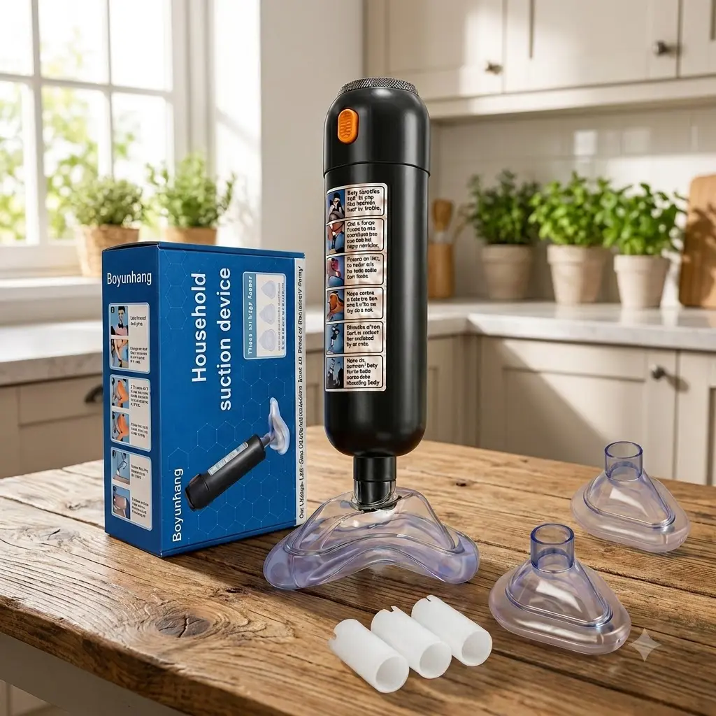 Family Emergency Safety Kit – Portable Suction Pump for Home & Travel