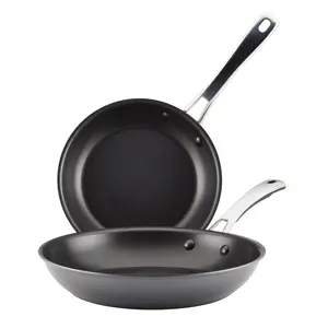 2-Piece Cook + Create Hard Anodized Nonstick Frying Pan Set