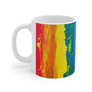 Rainbow Ceramic Mug 11oz