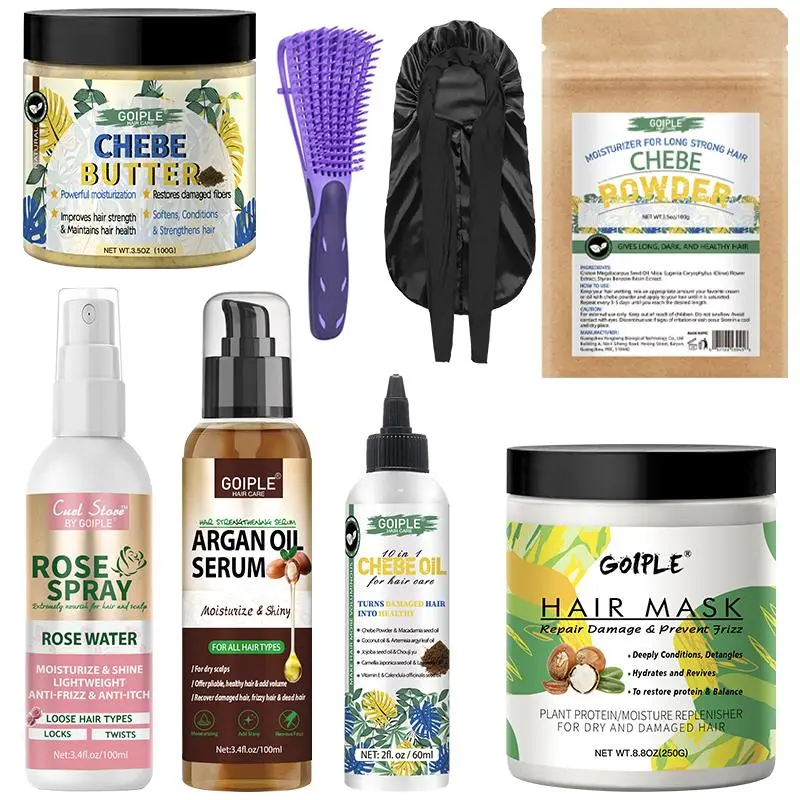 Haircare Set, Moisturizing, Hydrated Hair, Haircare Moisture Moisturizer, Nourishing & Hydrating Hair Treatment, Hair Oil & Hair Mask & Hair Serum & Hair Comb, Haircare & Styling Product