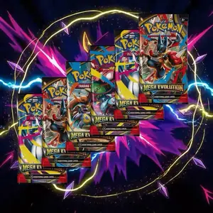 Mega Evolutions Booster Pack Lot Of 6 (LIVE RIP)