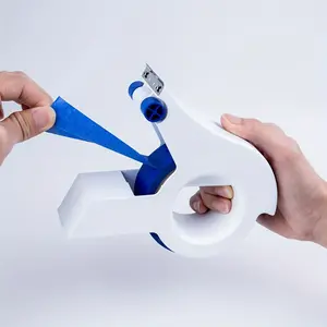 Professional Masking Tape Dispenser 2set 2pcs Tape distributor+2pcs Blue Decal, with Tape Distributor & Blue Decal ABS for Home Painting