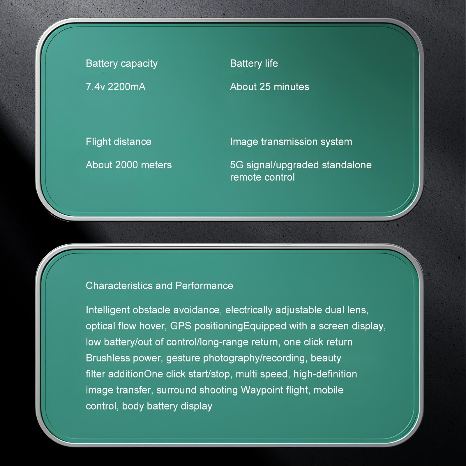 4K Camera Drone for Adults with GPS and 5G Remote Controller, 5.9" HD Screen, Obstacle Avoidance, One-Key Return, Optical Flow Mode, Brushless Motor FPV, Beginner Quadcopter with Dual Battery Set foldable takeoff altitude hold