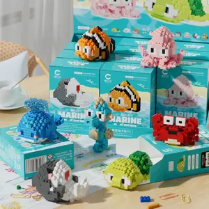 Compatible with lego Marine Creatures Series Educational Building Blocks Compatible with Lego Unisex Exchange Party Favor Lucky Bag Filler Small Gift