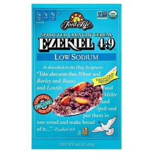 Food For Life Ezekial 4:9® Sprouted Crunchy Cereal, Low Sodium, 16 oz (454 g)