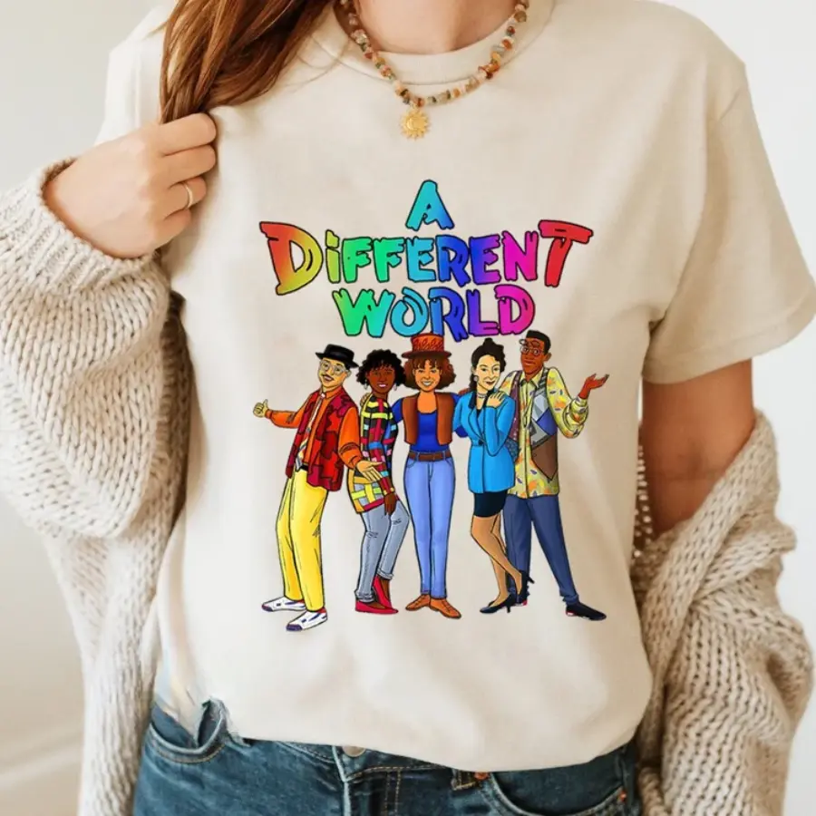 A Different World 1987 Movie Shirts, Vintage Black Love Sitcom Television Series Shirt, A Different World Tv Sitcom Fan, Anniversary Gift