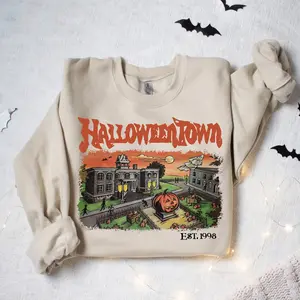 Halloweentown Est 1998 Sweatshirt, Halloweentown University, Retro Halloweentown Sweatshirt, Fall Sweatshirt, Halloween Sweatshirt