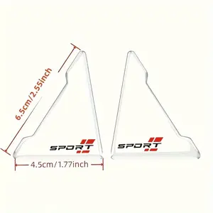 4PCS Sport Edition PVC Car Door Edge Guards, Universal Clear Silicone Door Corner Protector Anti-Collision Cover, Scratch Protection Stickers for All Vehicle Models