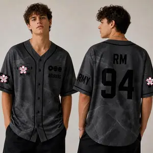 Kpop Group Bangtan-Camo Style Jersey, Custom Bangtan Boys Members Baseball Jersey For Army, Bangtan World Tour 2026 Merch Top, Bangtan Comeback 2026 Sports Vest QMV