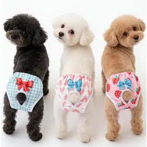 3 Pcs Cute Dog Period Pants, Washable and Stylish, Comfortable and Breathable, Ideal for Daily Use, Pet Care Essentials