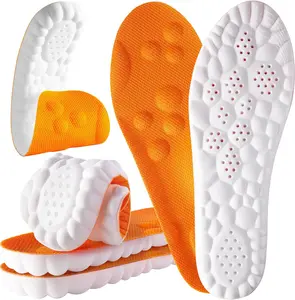Relieve Foot Pain 4D Cloud Steppers Insoles for Men and Women, Trimmable