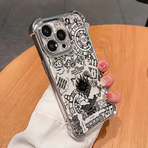 Applicable to Apple series.WB Harry Potter Magic Academy Classic Style Hot New Phone Case Suitable for Iphone 17 16E 16 15 14 13 12 11 Mini Pro Max Air X XR XSMAX 8 7 Plus Shockproof Transparent Soft Back Cover Fundas Gift, Sparkly Phone Case, Personalise