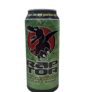 3 packs Raptor Sabor Te verse y Guarana473ml Beverage Canned