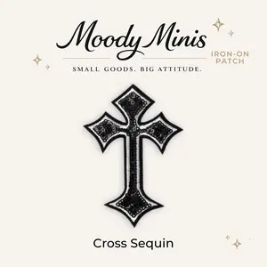 Cross Sequin Patch- RTS