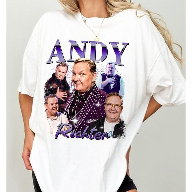 Winter Outfits Andy Richter Dwts 2025 Bootleg Unisex Tshirt, Andy & Emma Slater Dancing With The Stars T-shirt, The Stars Graphic Tee, Fan Gift For Her Him