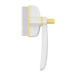 Self Cleaning Slicker Brush - Skin Friendly Deshedding Grooming Tool for Dogs & Cats, Suitable for Shedding & Haired Pets