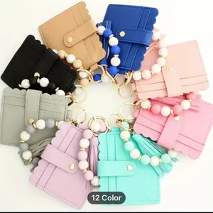 Silicone Beaded Card Holder
