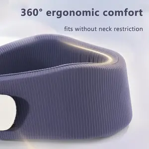 Ultimate Neck Support Pillow: Double Support for Head, Neck, and Chin in Any Sleeping Position—Perfect for Travel, Cars, and Home.