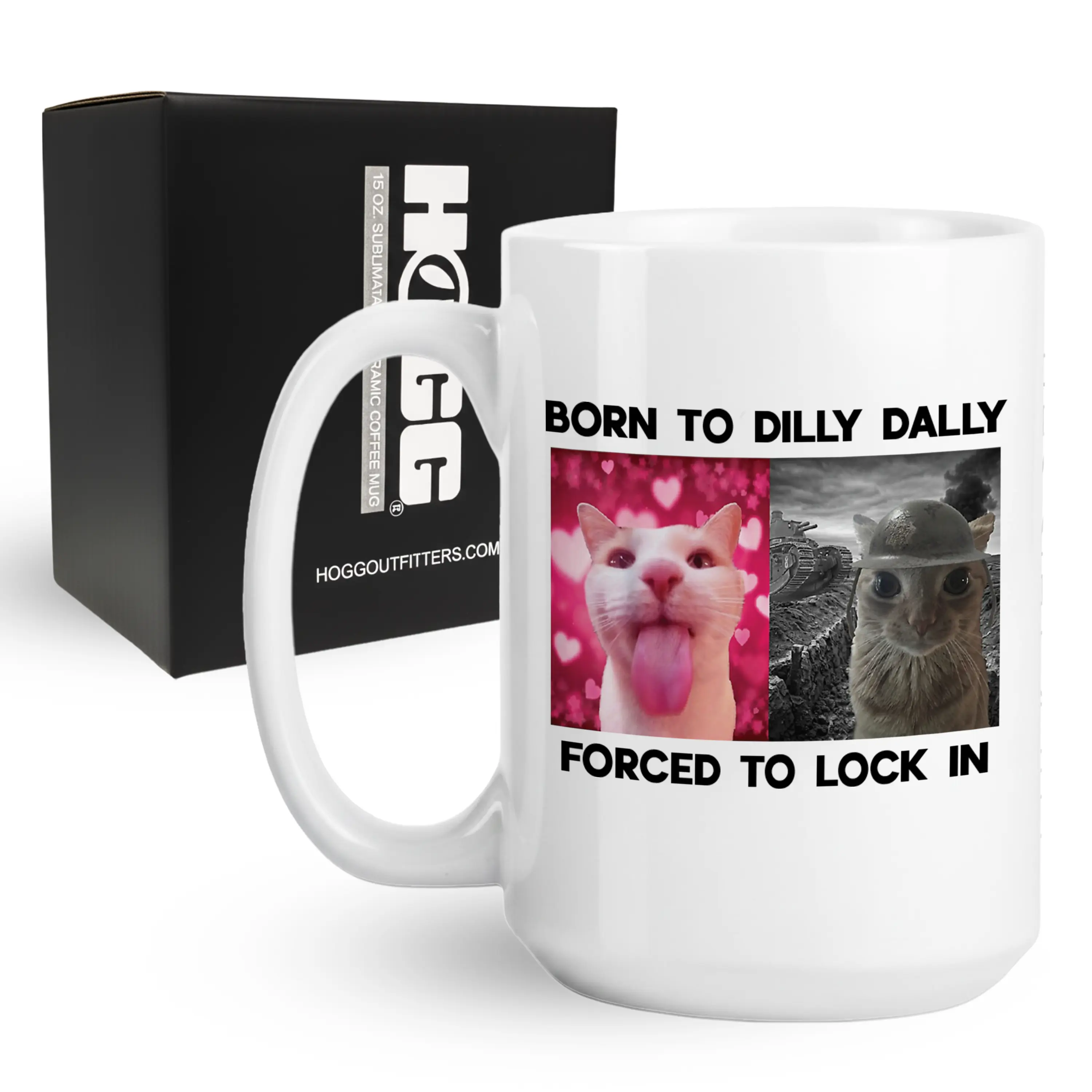 Born To Dilly Dally Forced To Lock In Coffee Mug