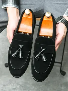 Men's Fashionable Tassel Decor Loafers, Casual Comfortable Slip-on Shoes for Daily Wear, Business Style Shoes for Men