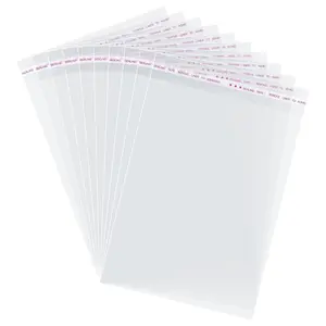 200pcs High Transparency Opp Bags, Self-Sealing Adhesive Seal, Ideal for Photo Packaging & Small Items, Plastic Packaging Supplies