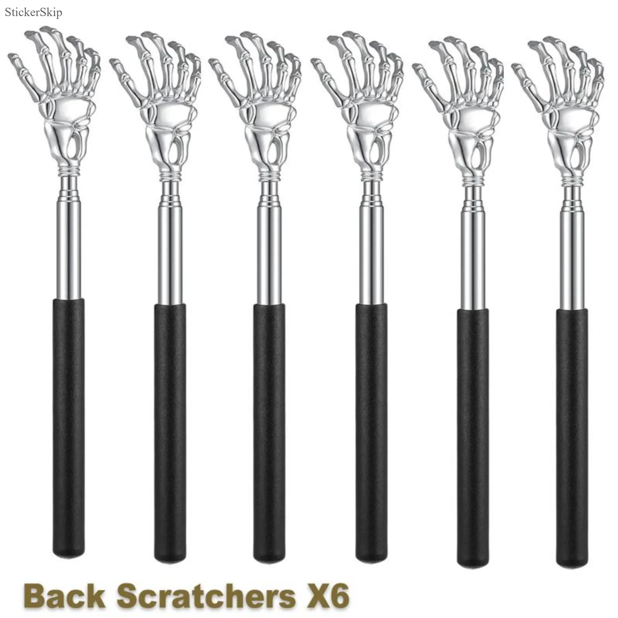 2026 NEW Telescoping Back Scratcher – Extendable Stainless Steel Back Scratcher for Hard-to-Reach Itch, Portable Lightweight Durable Scratching Tool for Home, Office, Travel & Everyday Use