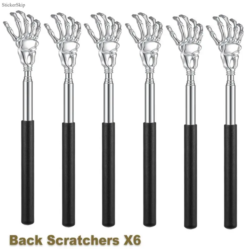 2026 NEW Extendable Retractable Telescoping Back Scratcher - Stainless Steel Body Care Tool with Solid Ergonomic Grip, Gentle Lightweight Compact Durable Portable Tool for Hard-to-Reach Itch, Home & Outdoor Use