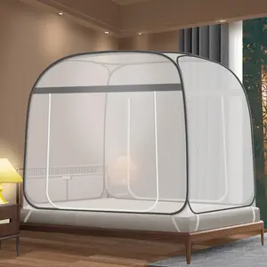 XL-Mosquito Net for Bed, Portable pop up Mosquito Netting with Bottom, Free Installation-Suitable for Bedroom, Camping, Folding Portable Design for Baby Adults