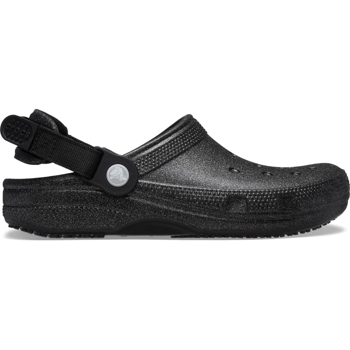 Crocs Adult Classic Adjustable Slip Resistant Work Clogs, Lightweight Work Protective Shoes, Hole-Free Construction
