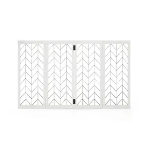 EveryYay Freestanding Wood Pet Gate