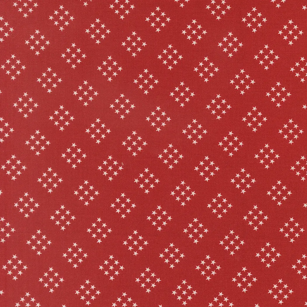 Fabric Moda Red Stars Independence Day by the Quarter Yard 55726-23