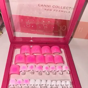 30 Piece - Cute Girl Press On Toe Nails