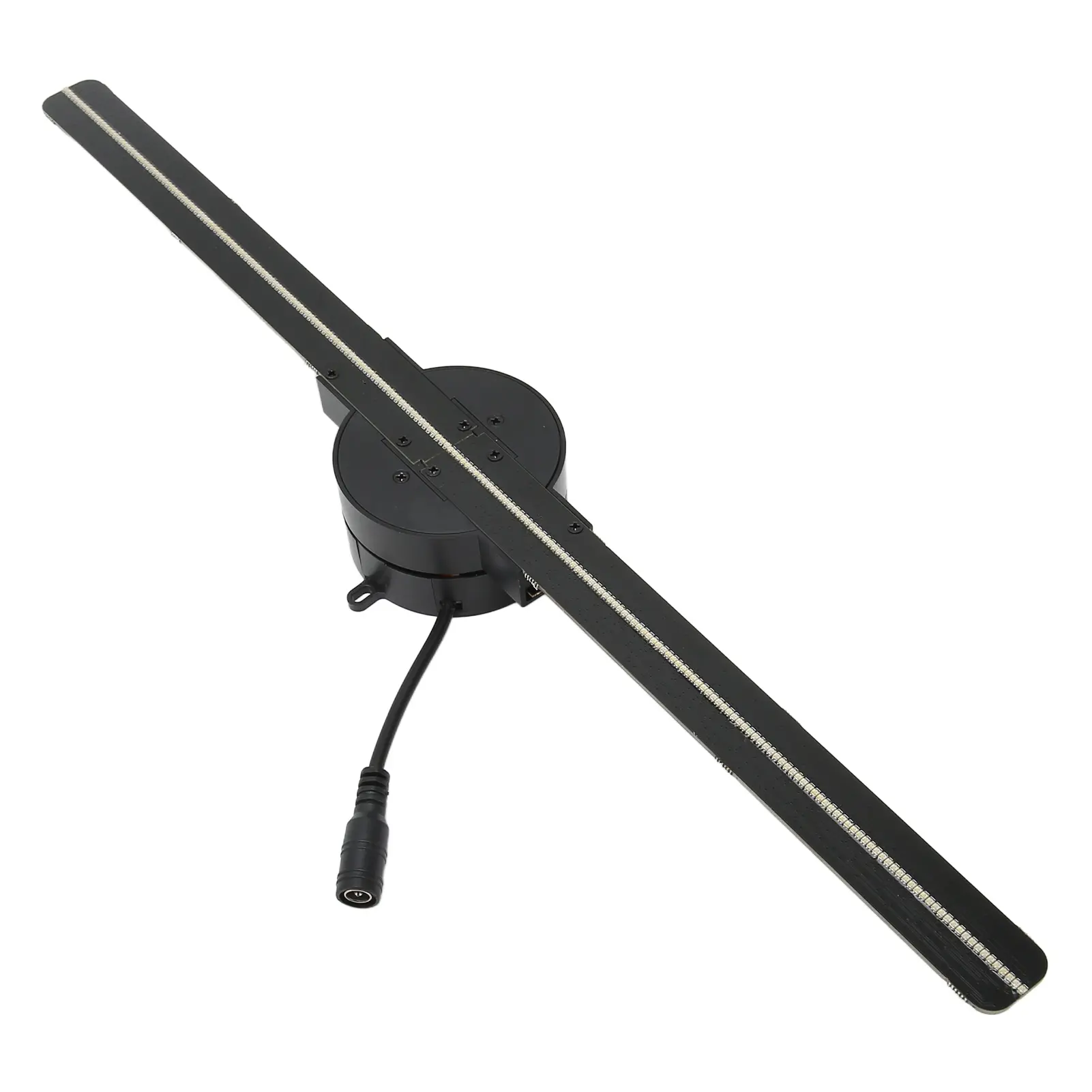 3D Hologram Fan 16.5in 2000x224 WiFi 3D Projector with 224 LED Light Beads for Business Store Advertising 100‑240V US Plug
